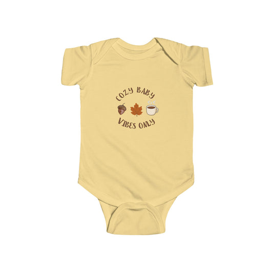 Cozy Baby Vibes Only Infant Bodysuit